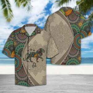 Amazing Leo Horoscope Mandala Unisex Hawaiian Shirts  - Thelegend59