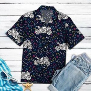 Amazing Motorcycles Unisex Hawaiian Aloha Hawaiian Shirtss  - Thelegend59
