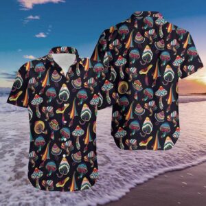 Amazing Mushroom Lover Hawaiian Aloha Hawaiian Shirtss  - Thelegend59