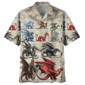 Amazing Original Dragons Unisex Hawaiian Shirts  - Thelegend59
