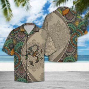 Amazing Scorpio Horoscope Unisex Hawaiian Shirts  - Thelegend59