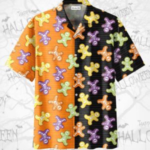Amazing Skeleton Cookie Halloween Hawaiian Aloha Hawaiian Shirtss  - Thelegend59