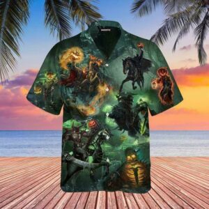 Amazing Strong Headless Horseman Unisex Hawaiian Shirts  - Thelegend59