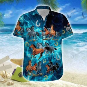 Amazing Strong Horse Hawaiian Shirt  - Thelegend59