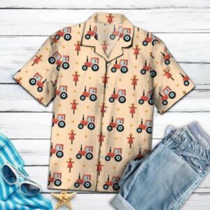 Amazing Tractor Unisex Hawaiian Aloha Hawaiian Shirtss  - Thelegend59