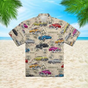 Amazing Vintage Retro Muscle Car Hawaiian Shirt  - Thelegend59