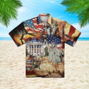 America Historical Proud Hawaiian Shirt  - Thelegend59