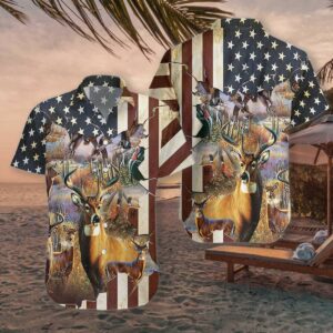 American Hunter Hawaiian Shirt  - Thelegend59