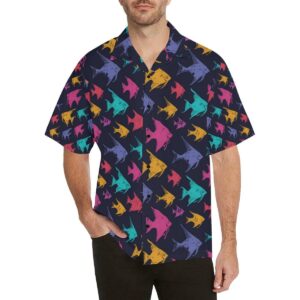 Angelfish Colorful Pattern Print Design Hawaiian Shirt  - Thelegend59