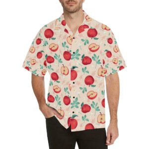 Apple Pattern Print Design Ap Hawaiian Shirt  - Thelegend59