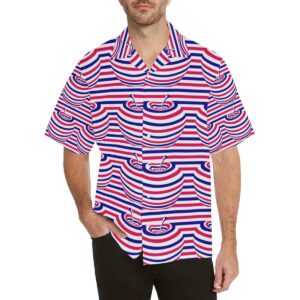 Apple Usa Pattern Men'S All Over Print Hawaiian Shirt  - Thelegend59