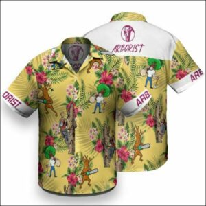 Arborist Tropical Hawaiian Shirt  - Thelegend59