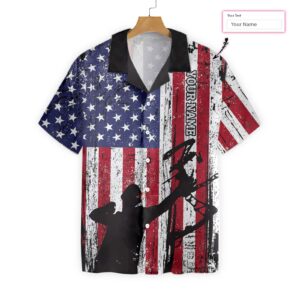Archery America Flag Archery Custom Hawaiian Shirt  - Thelegend59