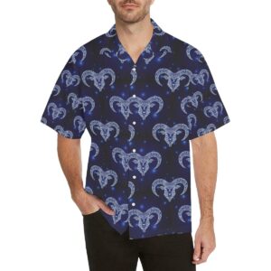 Aries Zodiac Pattern Print Design Hawaiian Shirt  - Thelegend59