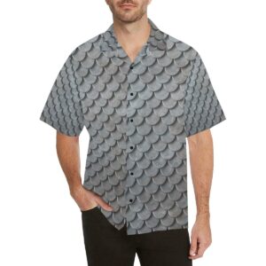 Armor Scales Pattern Print Design Hawaiian Shirt  - Thelegend59