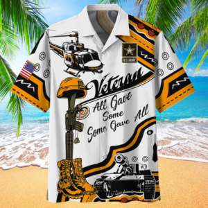 Army Veteran All Gave Some Some Gave All Hawaiian Shirt - For Men And Women - Kids  - Thelegend59