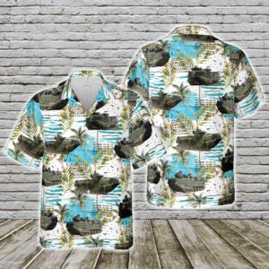 Assault Amphibious Vehicle Tank Unisex Hawaiian Shirts And Beach Shorts  - Thelegend59
