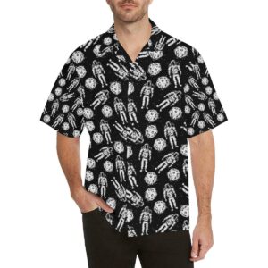 Astronaut Pattern Print Design Hawaiian Shirt  - Thelegend59
