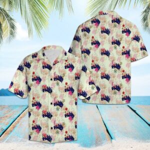 Atralia Floral Hawaiian Shirt - Unihawaiian Shirtsex - Adult -  - Thelegend59
