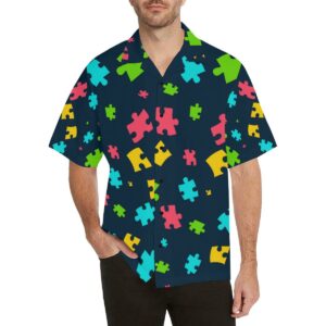 Autism Awareness Colorful Design Print Hawaiian Shirt  - Thelegend59