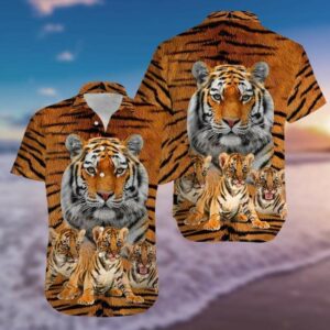 Awesome Tiger Hawaiian Aloha Hawaiian Shirtss  - Thelegend59