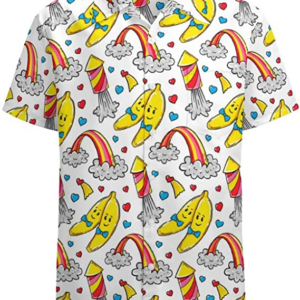 Banana Hawaiian Shirt - Pride Month Rainbow Lgbt Print Summer Hawaiian Shirts - For Men And Women - Kids  - Thelegend59