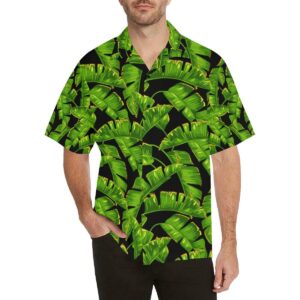 Banana Leaf Pattern Print Design Bl Hawaiian Shirt  - Thelegend59