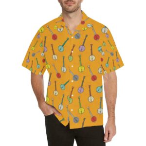 Banjo Pattern Print Design Hawaiian Shirt  - Thelegend59