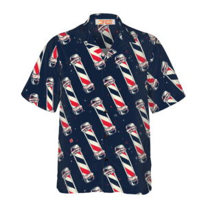Barber Pole Hawaiian Shirt - For Men And Women - Kids  - Thelegend59