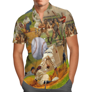 Baseball Colorful Amazing Design Unisex Hawaiian Shirt  - Thelegend59