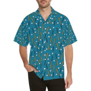 Baseball Pattern Print Design Hawaiian Shirt  - Thelegend59