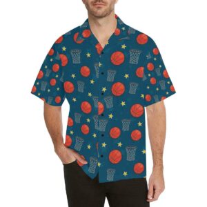Basketball Classic Print Pattern Hawaiian Shirt  - Thelegend59