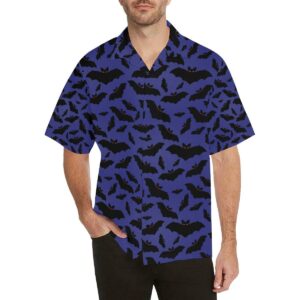 Bat Halloween Pattern Print Design Hawaiian Shirt  - Thelegend59