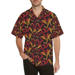 Bat Pattern Print Design Hawaiian Shirt  - Thelegend59