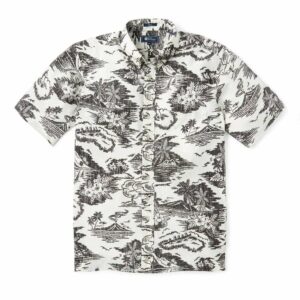 Beach Black White Unique Design Hawaiian Shirt  - Thelegend59