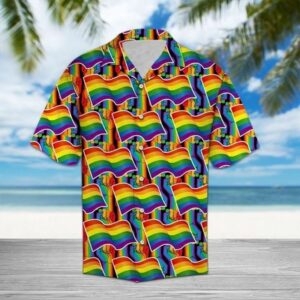 Beach Hawaii Lgbtcolorful Nice Design Unisex Hawaiian Shirt  - Thelegend59