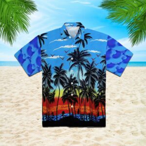 Beach Palm Vacation Party Aloha Hawaiian Shirt  - Thelegend59