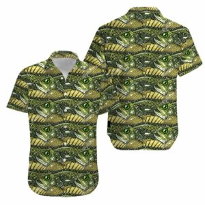 Beach Hawaiian Shirts Bass Fishing Hawaiian Shirts  - Thelegend59