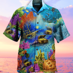 Beach Hawaiian Shirts Buy Amazing Aquarium Hawaiian Shirt  - Thelegend59