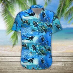 Beach Hawaiian Shirts Buy Scuba Diving Hawaiian Shirt  - Thelegend59