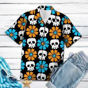 Beach Hawaiian Shirts Buy Skull - Hawaiian Shirts  - Thelegend59