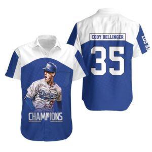 Beach Hawaiian Shirts Cody Bellinger Dodgers Hawaiian Shirt  - Thelegend59