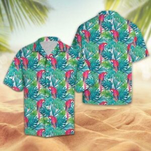 Beach Hawaiian Shirts Discover Cool Macaw Hawaiian Shirt  - Thelegend59