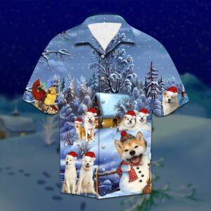 Beach Hawaiian Shirts Find Akita Christmas Hawaiian Shirt  - Thelegend59