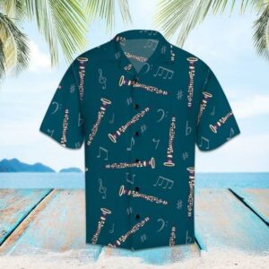 Beach Hawaiian Shirts Find Amazing Clarinet Hawaiian Shirt  - Thelegend59