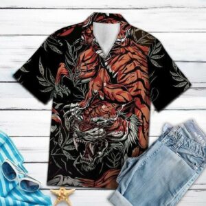 Beach Hawaiian Shirts Find Amazing Tiger Hawaiian Shirt  - Thelegend59