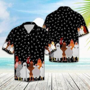 Beach Hawaiian Shirts Find Cute Chickenhawaiian Shirts Black Hawaiian Aloha Hawaiian Shirts  - Thelegend59