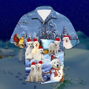 Beach Hawaiian Shirts Find Kuvasz Christmas Hawaiian Shirt  - Thelegend59