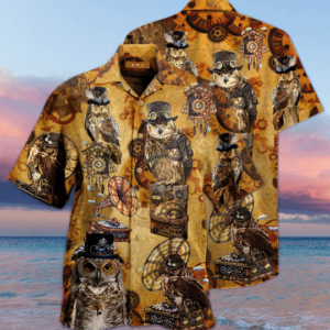 Beach Hawaiian Shirts Find Wisdom Owls Hawaiian Shirt  - Thelegend59