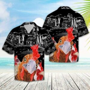 Beach Hawaiian Shirts Hawaiian Aloha Hawaiian Shirtss Love Rooster  - Thelegend59